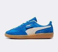 Puma Womens Palermo Vintage Trainer - Blue - Size 4