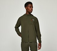 Puma Flex Lightweight Woven Jacket - Green - Size XS