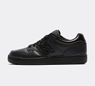 New Balance Junior 480 Trainer - Black - Size 4