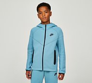 Nike Junior Tech Fleece Full Zip Hoodie - Blue - Size S/B