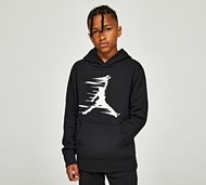 Jordan Junior HBR Flight Motion Fleece Hoodie - Black - Size L/B