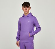 Jordan Junior Brooklyn Essentials Fleece Hoodie - Purple - Size M/B