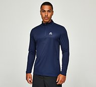 Montirex Peak Grid Quarter Zip Top - Navy - Size XS