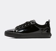 Mtissier Junior Monza Patent Trainer - Black - Size 5