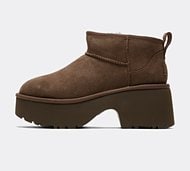Ugg Womens Classic Ultra Mini New Heights Boot - Brown - Size 7