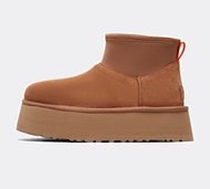 Ugg Womens Classic Mini Dipper Boot - Brown - Size 7