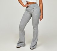 adidas Originals Womens Essentials Rib Flared Legging - Grey - Size XL