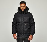 Glorious Gangsta Larano 3.0 Puffer Bomber Jacket - Black - Size XS