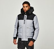 Glorious Gangsta Larano 3.0 Puffer Bomber Jacket - Grey - Size XS