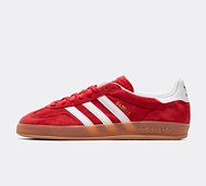 adidas Originals Gazelle Indoor Trainer - Red - Size 9