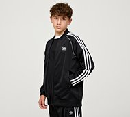 adidas Originals Junior Superstar Track Top - Black - Size M/B