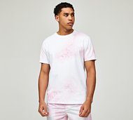 Dripmade Outlaw AOP Boxy Fit T-Shirt - White - Size XL