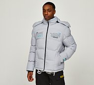 Dripmade Street Tour 2.0 Short Puffer Jacket - Grey - Size XS