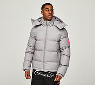 Dripmade Crook 3.0 Short Puffer Jacket - Grey - Size XS