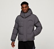 Dripmade Amity Scroll Puffer Jacket - Grey - Size XS