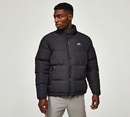 Closure London Quilted Funnel Neck Jacket - Black - Size L