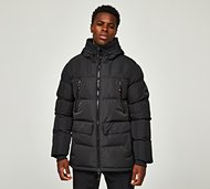 Zavetti Canada Mattori Puffer Parka Jacket - Black - Size XS