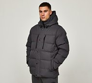 Zavetti Canada Paglia Puffer Parka Jacket - Grey - Size S