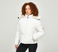 Zavetti Canada Womens Alovotina Puffer Jacket - White - Size L