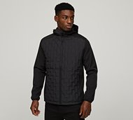 Brave Soul Textured Hybrid Jacket - Black - Size S