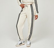 adidas Originals Womens 70s 3-Stripes Fleece Jogger - White - Size S
