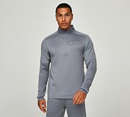 Monterrain Vinson 2.0 Quarter Zip Long Sleeve T-Shirt - Grey - Size S