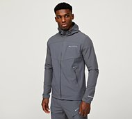 Monterrain Totality Woven Running Hoodie - Grey - Size L