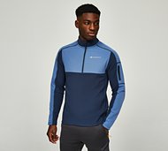 Monterrain Amery 2.0 Micro Fleece Quarter Zip Top - Blue - Size S