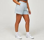 Girl Knows All Womens Balance Fleece Short - Grey - Size M