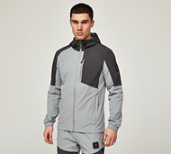 Zavetti Canada Atarezzi 2.0 Woven Zip Through Hoodie - Grey - Size L