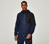 Zavetti Canada Atarezzi 2.0 Woven Zip Through Hoodie - Navy - Size XS