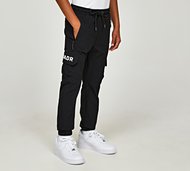 BADR Junior Abel Woven Cargo Pant - Black - Size L/B
