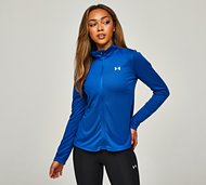 Under Armour Womens UA Tech Full Zip Top - Blue - Size XS