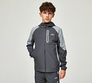 Alpyrex Junior Dyno Woven Full Zip Hoodie - Grey - Size M/B
