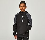 Alpyrex Junior Dyno Woven Full Zip Hoodie - Black - Size S/B