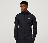 Under Armour Stretch Woven Windbreaker Jacket - Black - Size S
