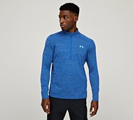 Under Armour UA Tech Textured Half Zip Top - Blue - Size M