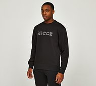 Nicce Mercury Outline Sweatshirt - Black - Size XS