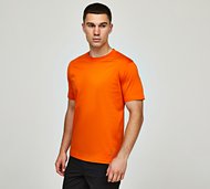 Belier Short Sleeved Mercerised Premium T-Shirt - Orange - Size XS