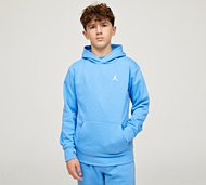 Jordan Junior Brooklyn Essentials Fleece Hoodie - Blue - Size S/B