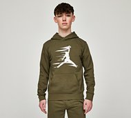 Jordan Junior Flight MVP Motion Fleece Hoodie - Green - Size XL/B