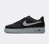Nike Junior Air Force 1 Low Trainer - Black - Size 5