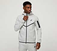 Nike Tech Fleece Windrunner Full Zip Hoodie - Grey - Size S
