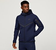 Nike Tech Fleece Windrunner Hoodie - Navy - Size XL