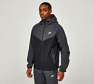 Nike Tech Woven Windrunner Full Zip Hoodie - Black - Size M