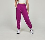 Nike Girls Shine Club Fleece Loose Pant - Purple - Size L/G