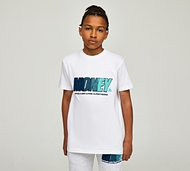 Money Clothing Junior Block Fader T-Shirt - White - Size S/B