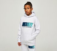 Money Clothing Junior Block Fader Overhead Hoodie - Grey - Size S/B