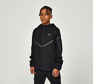 Nike Junior Tech Fleece Full Zip Hoodie - Black - Size S/B