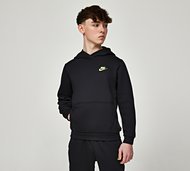 Nike Junior Club Overhead Hoodie - Black - Size S/B